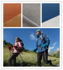 Air Permeability Stretch Twill Fabric T400 Permukaan Halus Untuk Memakai Mountaineering