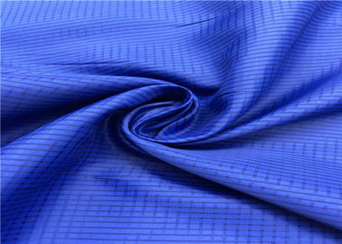 100% Polyester Anti Static Lining Fabric Kisi Pola Dengan Tahan Luntur Warna Tinggi